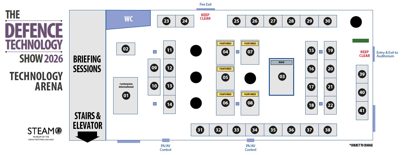 Exhibition floorplan